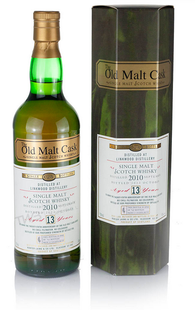 Hunter Laing OMC LINKWOOD 2010 13YO 25TH ANNIVERSARY CANASTA BUTT